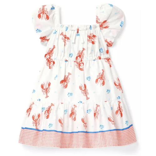 Lobster Border Print Dress