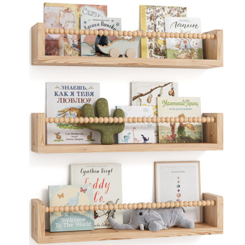 Latitude Run® Nursery Book Shelves, Floating Shelves | Wayfair