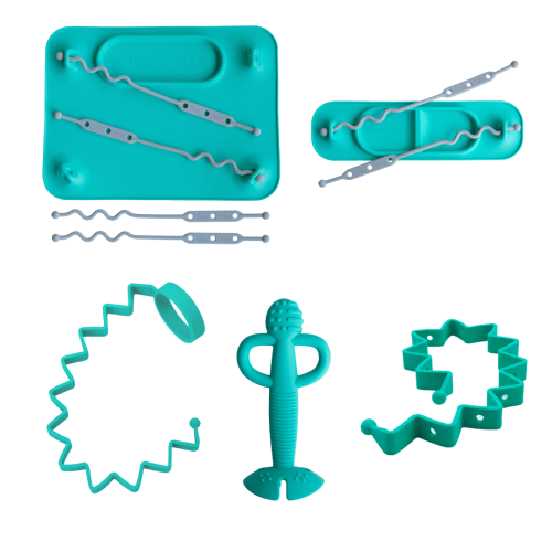 Busy Baby Gift Bundle, Pewter