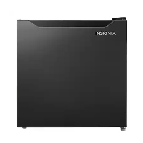 Insignia™ - 1.7 Cu. Ft. Mini Fridge with Door Storage and ENERGY STAR Certification - Black