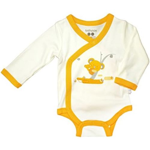 Babysoy Organic Long Sleeve Kimono Bodysuit