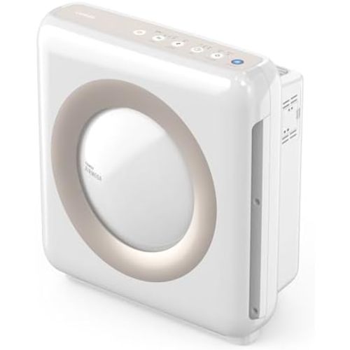 COWAY Air Purifier for Home Up to 1,748ft², HEPA Filter for Smoke, Allergies, Pet Dander, Odor, Air Quality Monitor, Auto&Eco Mode, Timer, Filter Indicator, 3yr Warranty, Mighty AP-1512HH(W), White