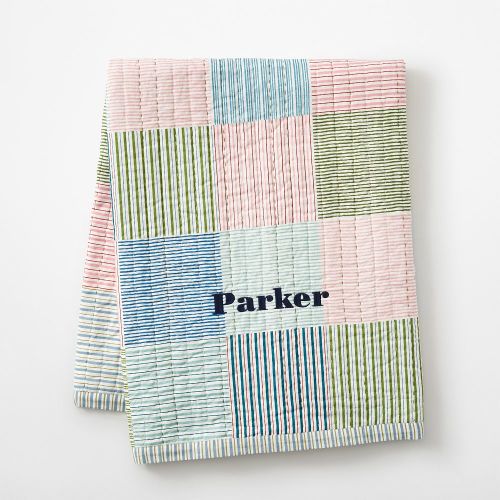 Block Print Quilted Blanket