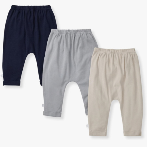 Burt's Bees Baby Unisex Knit Jogger Pants, 3-Pack Baby Sweatpants, 100% Organic Cotton Infant Bottoms