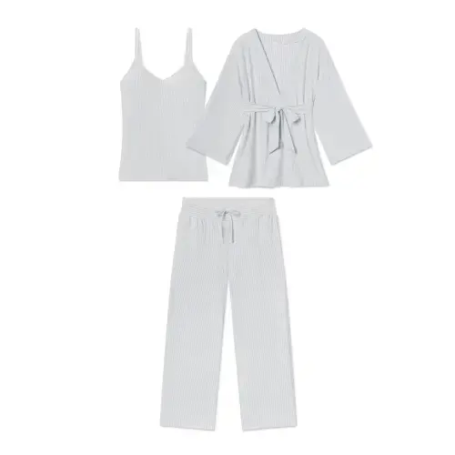LAKE | Women | DreamModal Pajamas | Fog Maternity Kimono Bundle