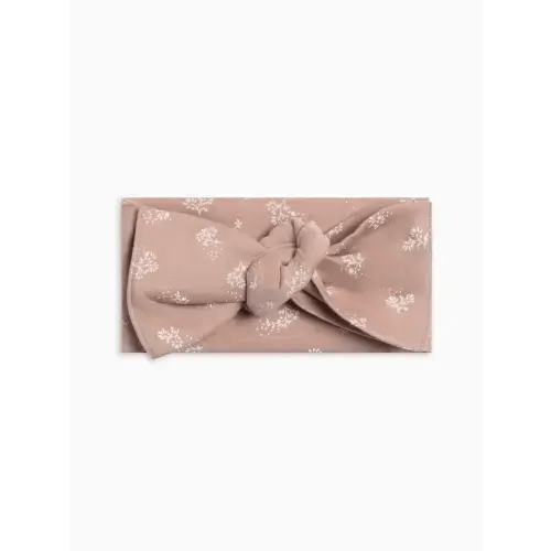 Colored Organics Hattie Bow Wrap - Ophelia Floral / Mauve