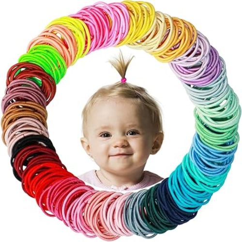 200PCS Small Hair Ties,Baby Hair Ties for Baby Girls Toddlers