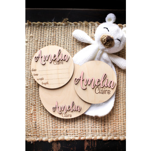 Baby Arrival Sign, Custom Birth Announcement,Baby Name Sign for Hospital