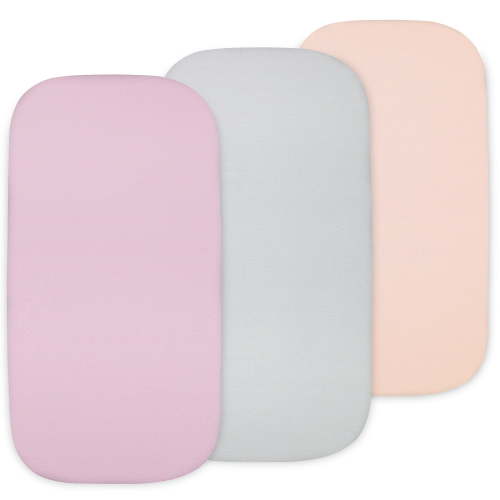 Bublo Baby 3-Piece 100% Cotton Bed Sheet Set, Bassinet – Ultra Soft, Fade-Resistant