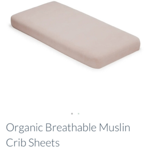 Organic Breathable Muslin Crib Sheets