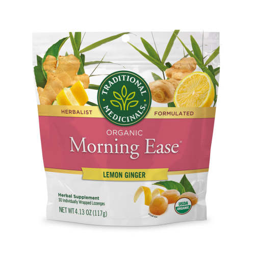 Morning Ease® Lemon Ginger Lozenges for Pregnancy | Traditional Medicinals