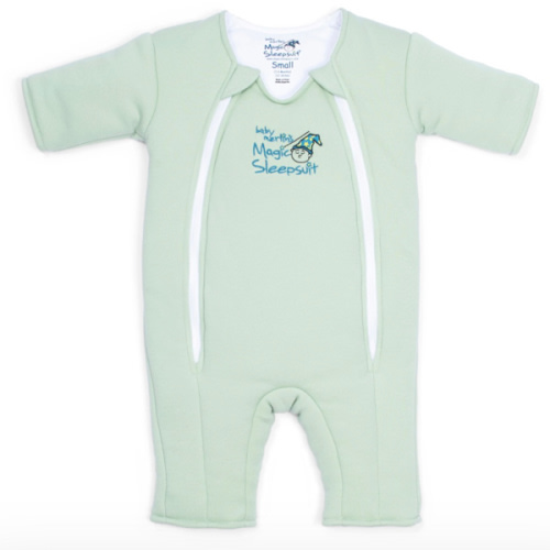 Sage Green Baby Merlin’s Magic Sleepsuit – 100% Cotton Sleep Solution