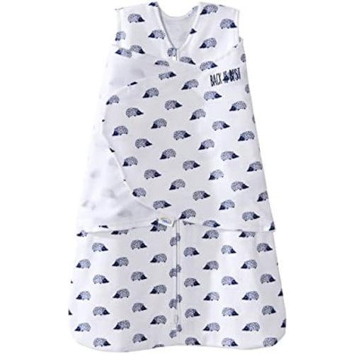 HALO SleepSack Swaddle | Cotton | 1.5 TOG | 68-75°F | 6-12 lbs |Hedgehog