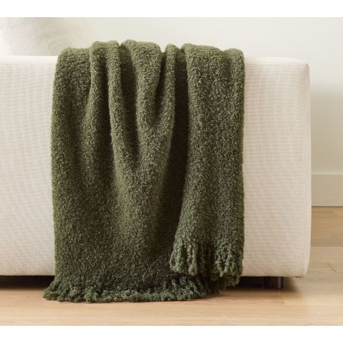 Boucle Knit Throw