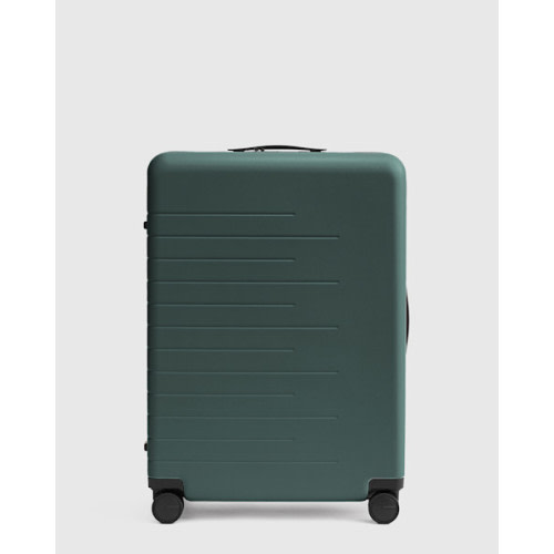 Large Check-In Suitcase in Dark Green