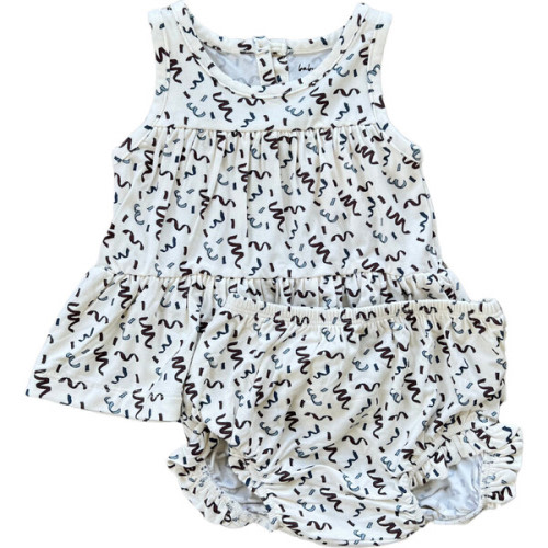 Double Peplum Tank Set Patriotic Ribbon - Babysprouts | Maisonette