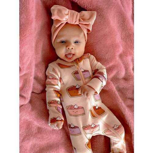Pumpkin Pie / Organic 2-Way Zip Romper
