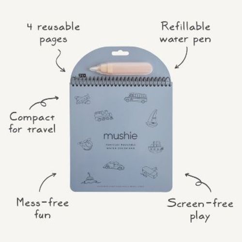 Mushie Vehicles Reusable Water Color Pad