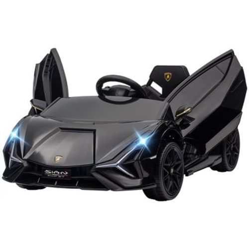Aosom Lamborghini Licensed Kids Ride On Car, 12V Battery Powered Electric Sports Car Toy with Remote Control, Horn, Music, & Headlights