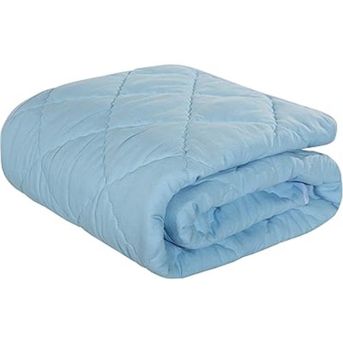 NTBAY Down Alternative Toddler Comforter Solid Color 39x47 inches Aqua