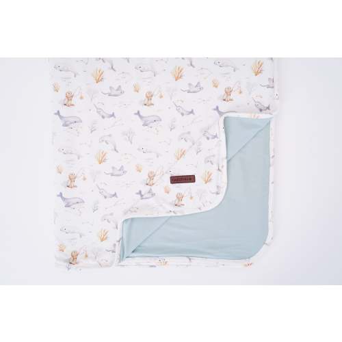 Cosmic Coral Dreams Lush Kids Blanket