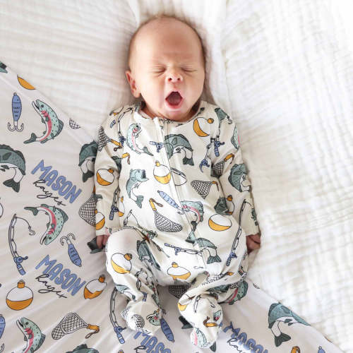 Catch of the Day Zipper Footie