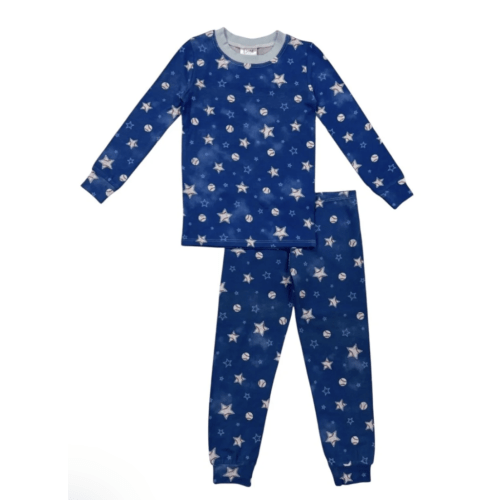 BASEBALL LONG SLEEVE PJS | ESME | Mini Dreamers