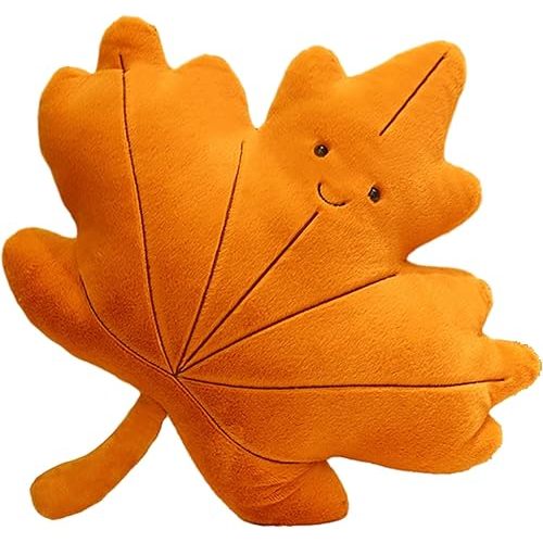 Soft Plush Maple Leaf Pillow & Animal Plush Toy - Home Decor for Maple Leaf Lovers