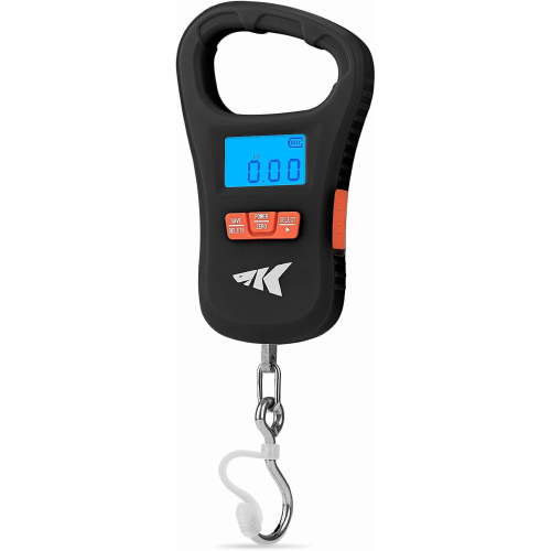 KastKing ToughTide Fishing Scale, USB Charging, 65lb Capacity, Ultra-Thin Digital Fish Scale, LCD Display, Ergonomic Handle, Fish Scales Digital Weight, Fishing Accessories for Men