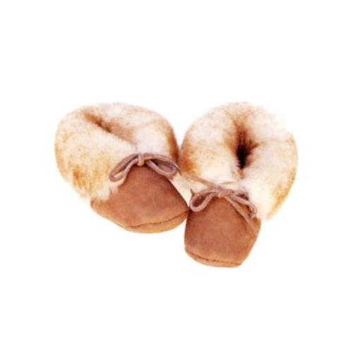 Genuine sheepskin Infant Booties/crib shoes, for your pre walker child. Made with tender love and care for your infant in United States.