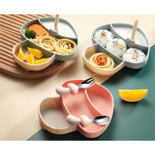 Jacenvly New Halloween Decorations Indoor Dinner Tray Household Tableware Infant Kindergarten Learning Dining Rice Tray Baby Eating Tableware Set Fall Decor