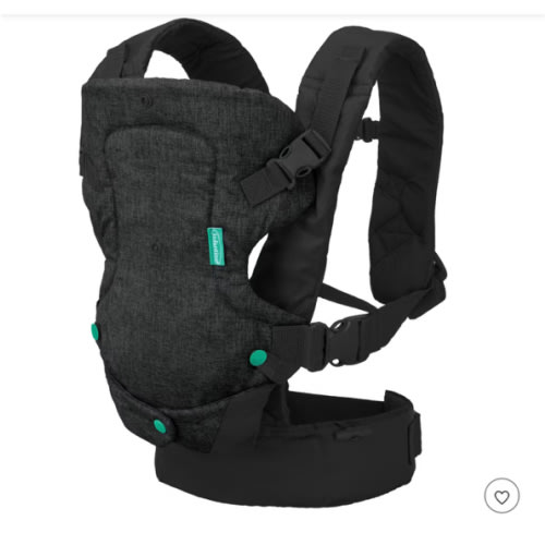 Infantino Flip 4-In-1 Convertible Baby Carrier - Black