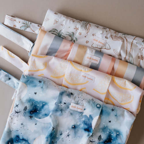 Full Time Reusable Bamboo Cloth Wipes Kit