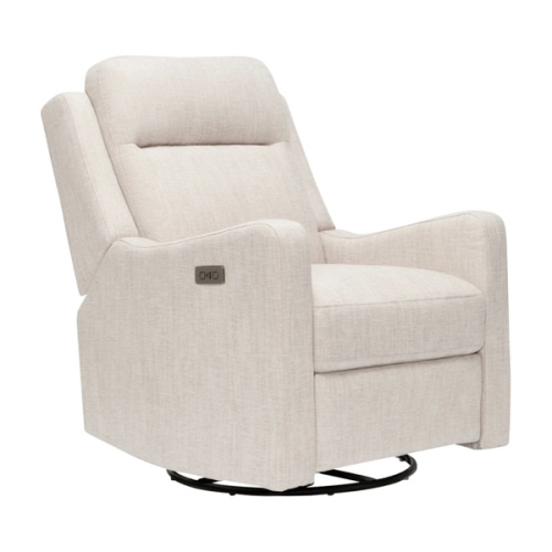 Henry Electric Recliner Glider Chair with USB in Eggshell | iL Tutto