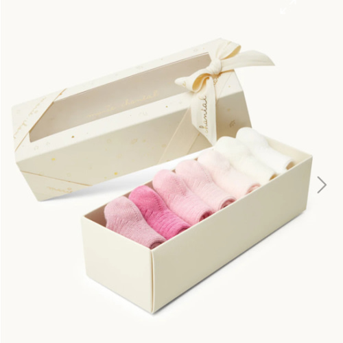 Bijou Set Of 7 Socks - Pink | Marie-Chantal