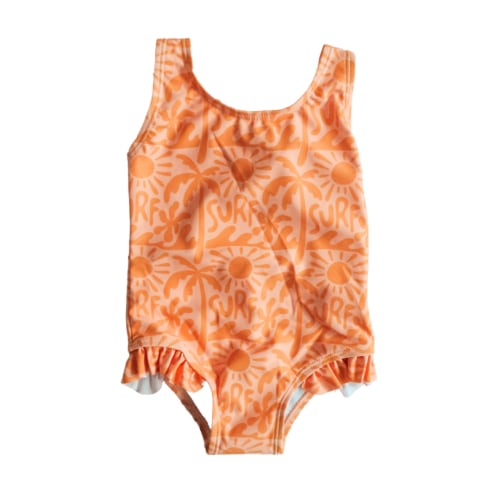 Pink Surf Girl Swim One-Piece