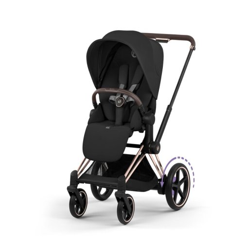 CYBEX e-Priam - Sepia Black (Rosegold Frame)