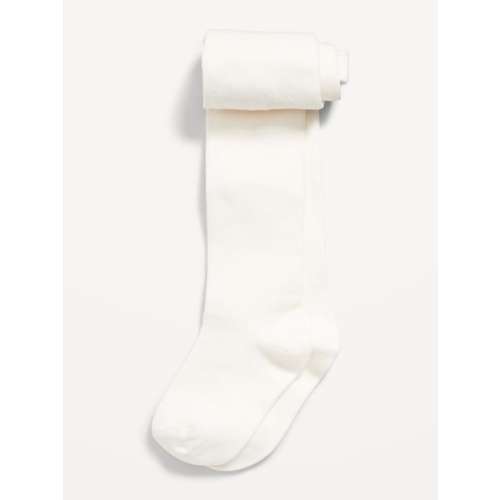Soft-Knit Solid Tights for Toddler Girls