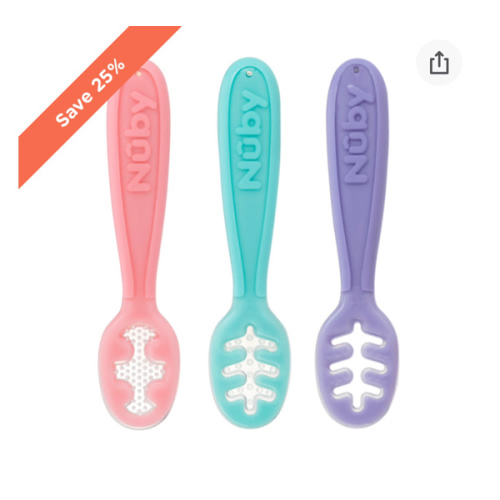 Baby's First Spoons | Green, Red, & Blue