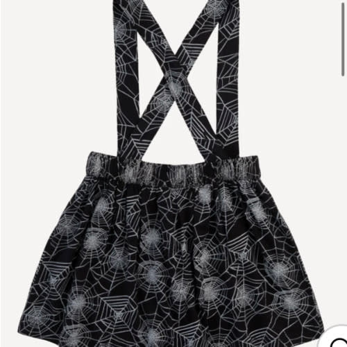 suspender skirt | spiderweb | bamboo