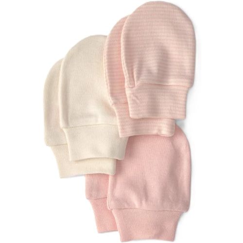 Carter's Baby Girls' 3-Pack Scratch Mittens Set