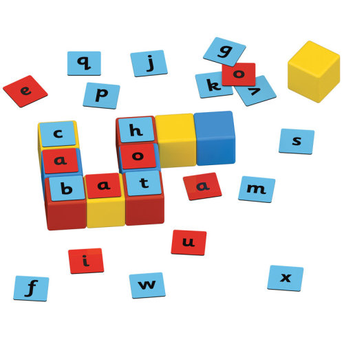 Geomag Magicube Word Building Set, Recycled, 55 Pieces | Wayfair