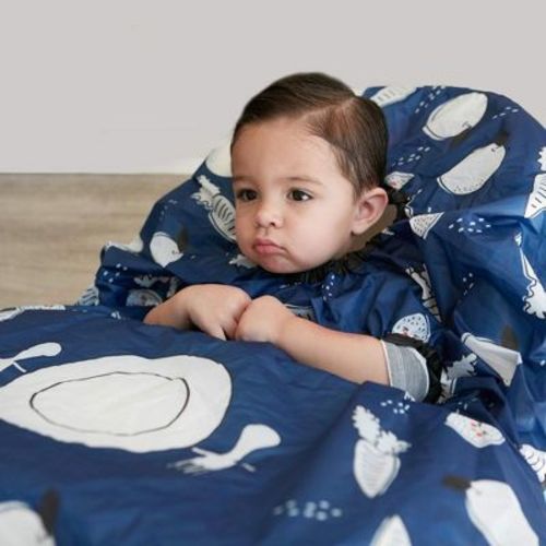 Grabease Allover Waterproof Bib for Self-Feeding Infants and Toddlers, Machine Washable - Ages 6-24 Months