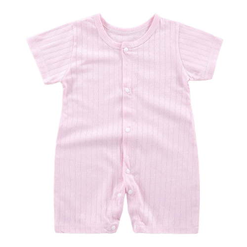 Zanarzt Bodysuit Short Sleeve Baby Bodysuit Boy Girl Clothes Soft Outfit Short Sleeve Romper Pink,6-12 Months