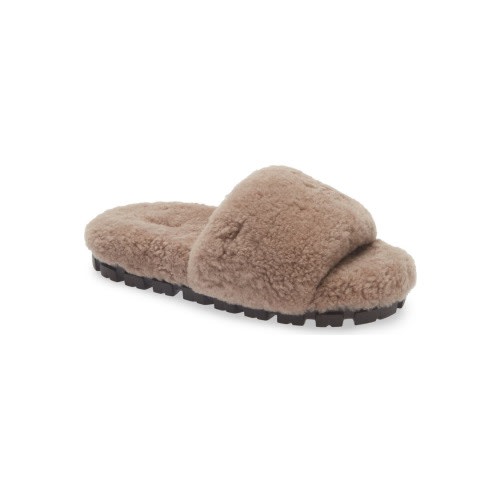 Cozetta Curly Genuine Shearling Slide Slipper