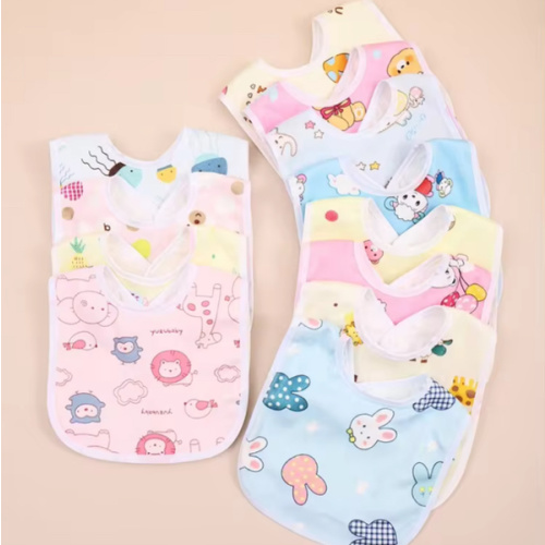Waterproof U-Shaped Snap Button Bib For Feeding | SHEIN USA