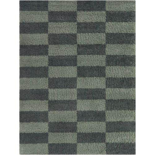 Balta Rugs 7'10"x10' Checkered Striped Kids' Rug Blue