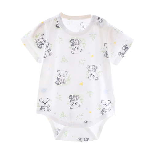 Summer Savings Clearance 2025 Bovxnpu Baby Girl Bodysuit, Infant Baby Cotton Bodysuits, Children's Comfortable Jumpsuit Baby Summer Short Sleeved Breathable Bag Fart Clothes 3 Months