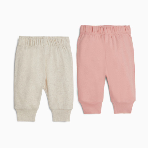 Small Story Pants (2 Pack) - Pink/Oatmeal, 0-3 M