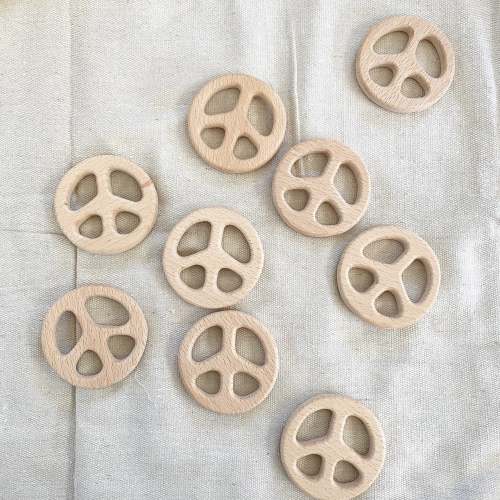 Wooden Peace Teether
